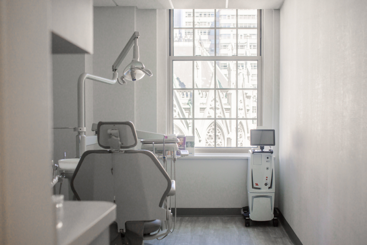 Patient experiencing modern dental technology at Lefort Orthodontics
